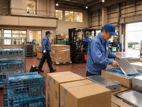 製品の梱包と倉庫・物流作業